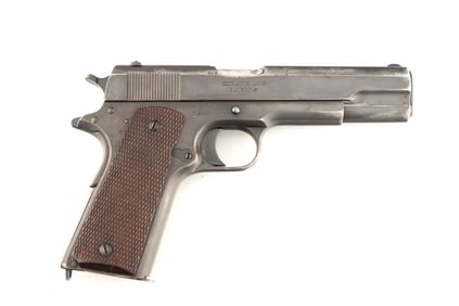 Early Colt Government Model, Automatic Pistol (Commercial), .45 ACP caliber, SN C5485, shipped in