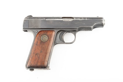 DEUTSCHE WERKE, Semi-Auto Pistol, SA, 7.65 caliber, SN 215590, dark brown aged patina, correct