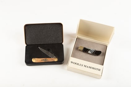 This lot will consist of two folding Pocket Knives. (1) "The National Rifle Association Tribute