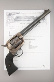 Colt Single Action Army Revolver with Factory Letter that states: Serial Number: 327417. Caliber: