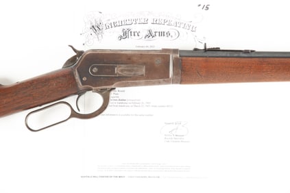 Winchester, Model 1886, Lever Action Rifle, Takedown, with Factory Letter that states Serial Number: