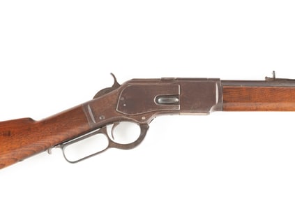Antique Winchester, Model 1873, Lever Action Rifle with Letter that states: SN 118599: Type: Rifle.