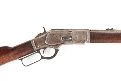 Antique Winchester, Model 1873, Lever Action Rifle, .44/40 caliber, SN 218803B, aged gray to brown