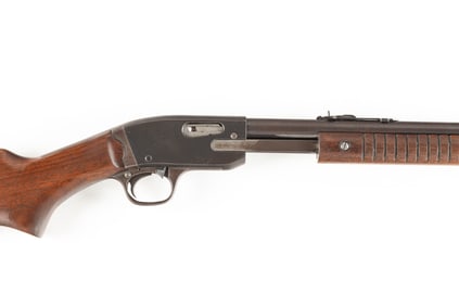 Vintage Savage, Model 29B, Slide Action Rifle, .22 S.L. & L. R. caliber, SN NV, excellent condition,