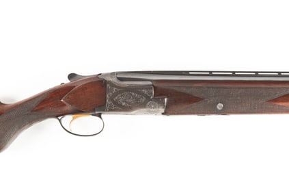 Browning, "Belgium" marked,  O/U 12 ga. Shotgun, Lightning Model, SN 85357, blue finish, 26"