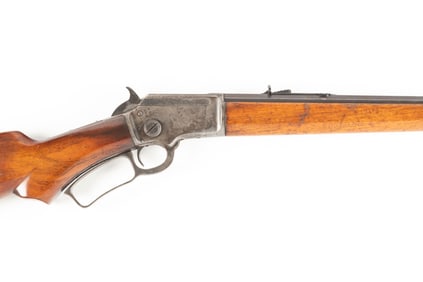 Marlin, Model 39, Lever Action Rifle, .22 S.L. & L.R. caliber, SN 18740, blue finish with case