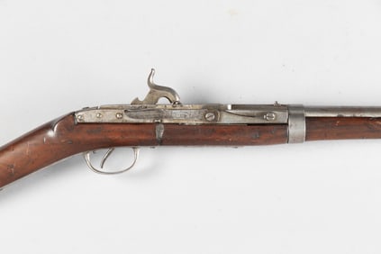 Antique "U.S. S. North Midltn, Conn. 1851" marked Saddle Ring Carbine, .58 caliber breech loading,