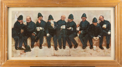 An original vintage Advertising Print  for Carling Brewery, London, Ontario, dated 1881, titled