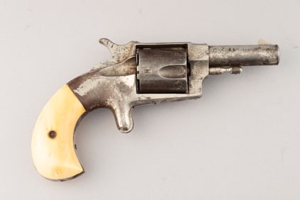 Antique Hopkins & Allen XL No. 4, five-shot Vest Revolver, .40 caliber, SN NV, retains some of its
