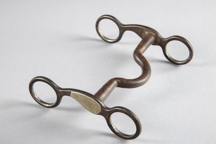 Silver mounted "Kelly Bros." marked Iron Bit. Maples Estate.