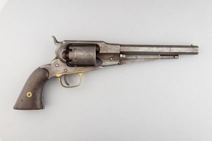 Antique 1861 Army Revolver, aka "Old Model Army", .44 caliber, six-shot, 8" octagon barrel, SN 1842,