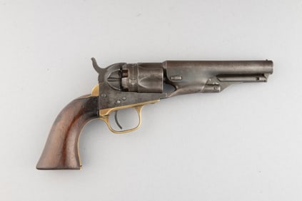 Civil War Period, Model 1862 Police Revolver. Marked on backstrap "To Capt. L. Meeker, 6th Reg.