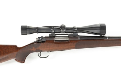 Remington, Model 722, Bolt Action Rifle with left hand bolt, .222 Rem Mag caliber, SN 245544, blue