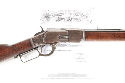 Winchester, Model 1873, Lever Action Rifle, .32/20 caliber, SN 637474B, manufactured 1908, blue