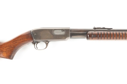 Winchester, Model 61, Slide Action Rifle, .23 SL or LR caliber, SN 273450, blue finish, 24" barrel,