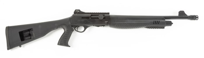 Hatsan, Escort MPA, 12 ga. Semi-Auto Shotgun, SN H-70-G21YT-625, matte finish, 19" barrel. Sold in