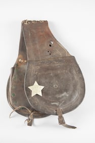 This lot consists of the following two Items: (1) A vintage Five-Point Star Badge marked