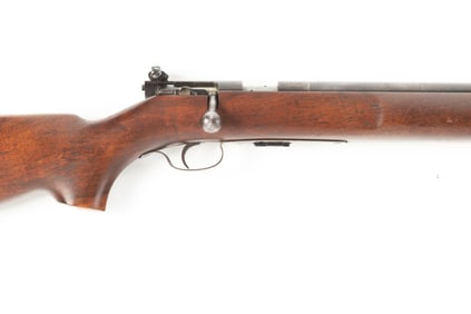Winchester, Model 75, Clip Fed, Bolt Action Rifle, .22 caliber, SN 21046, manufactured 1941, dark