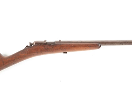 Vintage Winchester, Single Shot Rifle, with factory thumb trigger, .22 S & LR caliber, SN NV, dark