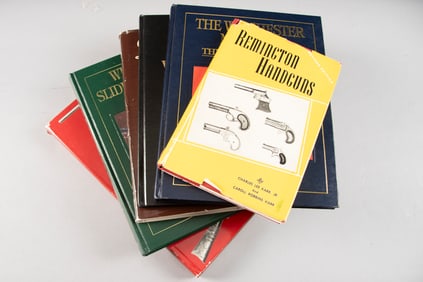 Collection of Seven Reference and Coffee Table Books to include: (1) "Remington Handguns" by Charles