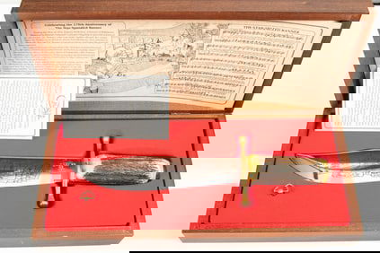 Large Case Clip Point Bowie commemorating 175th Anniversary of Francis Scott Key, 1814-1989, with