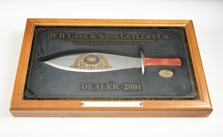 W.R. Case & Sons Cutlery Co. Handcrafted Knives Since 1889, Dealers Display Case. Case houses a
