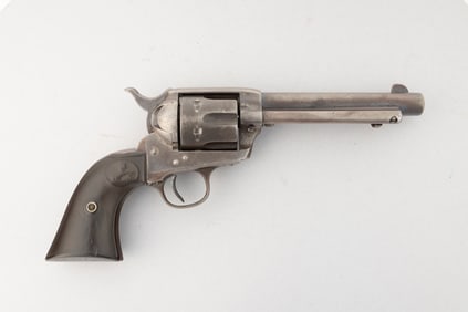 Colt, SAA Revolver, .38/40 caliber, SN 314900, all matching numbers, manufactured 1910, retains some