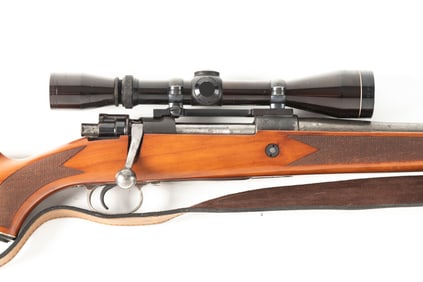 German, Model 98, Bolt Action Rifle, .22/250 caliber, SN 6669, gray aged patina on barrel, 24"
