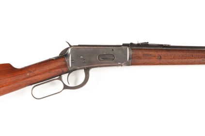 Winchester, Model 1894, SRC, .30/30 caliber, SN 90954, blue finish, 20" round barrel, shotgun butt