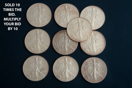 This Lot Will Be Sold Ten (10) Times The Bid, Meaning Your Final Bid Will Be Multiplied Ten (10)