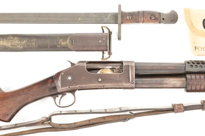 From late to the final chapter of WWI we have another rare gem! Winchester, Model 1897, Trench