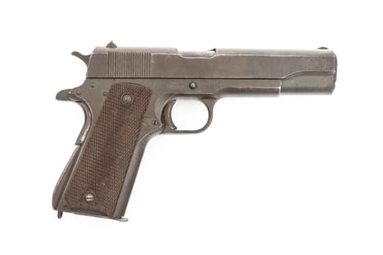"U.S." marked Remington Rand, Model 1911 A-1, Semi-Auto Pistol, .35 ACP caliber, SN 2023711, dark