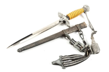 Nice 2nd Model German Luftwaffe Air Force Officers Dagger, ricasso is marked "Paul Weyersberg & Co.,