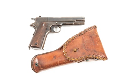 "U.S." marked Colt, Model 1911, Semi-Auto Pistol, .45 ACP caliber, SN 586211, shipped in 1919, lots