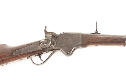 Antique Spencer SRC, .52 caliber, SN NV, dark brown aged patina, 20" round barrel, mechanically