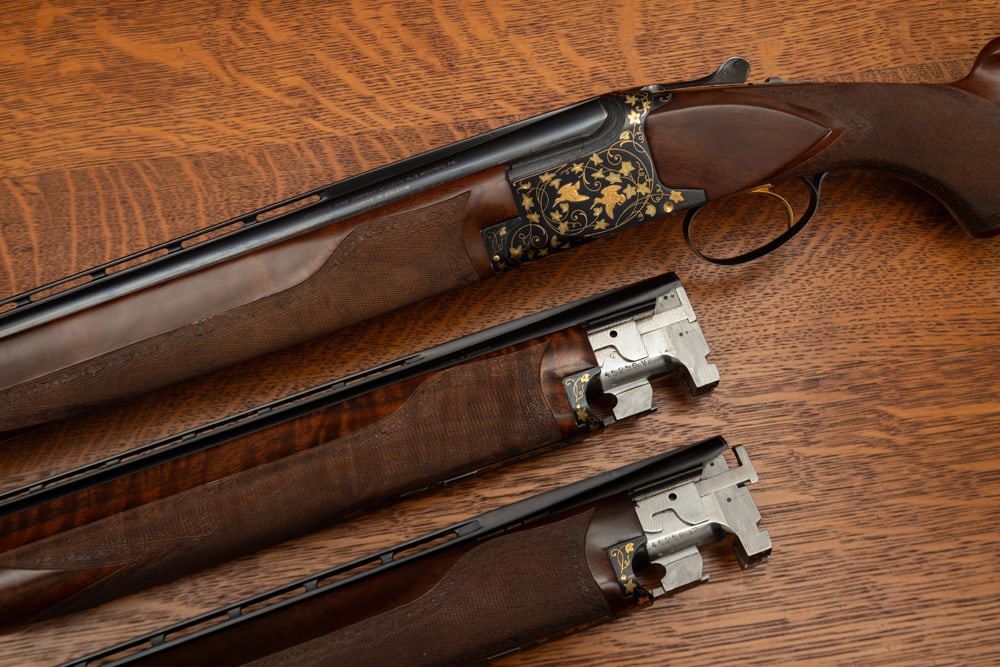 Browning O/U Superposed Exhibition Grade three (3) barrel Set, in 20/28/410 gauges, Shotgun, SN (1 of 12)