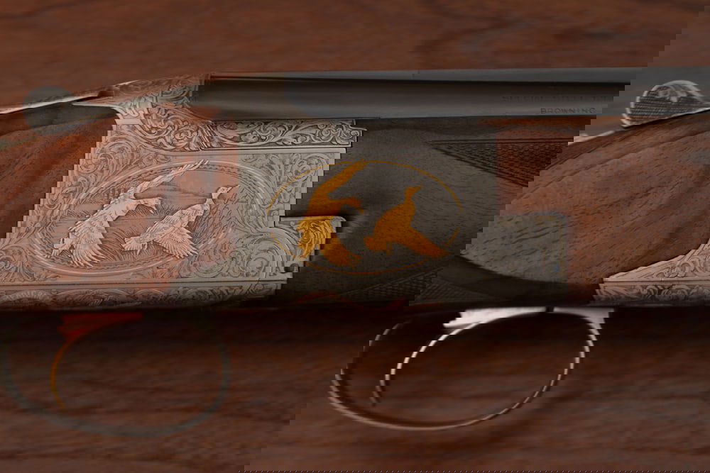 Belgium Browning O/U Limited Edition American Mallard, #332/500 mfg., 12 ga., Shotgun, SN (1 of 9)