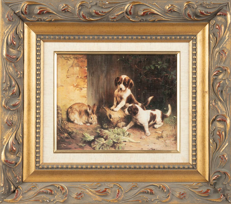 Beautiful framed Giclee marked upper left "C. Reidert, 1887", actual art measures 8" x 10" in (1 of 1)