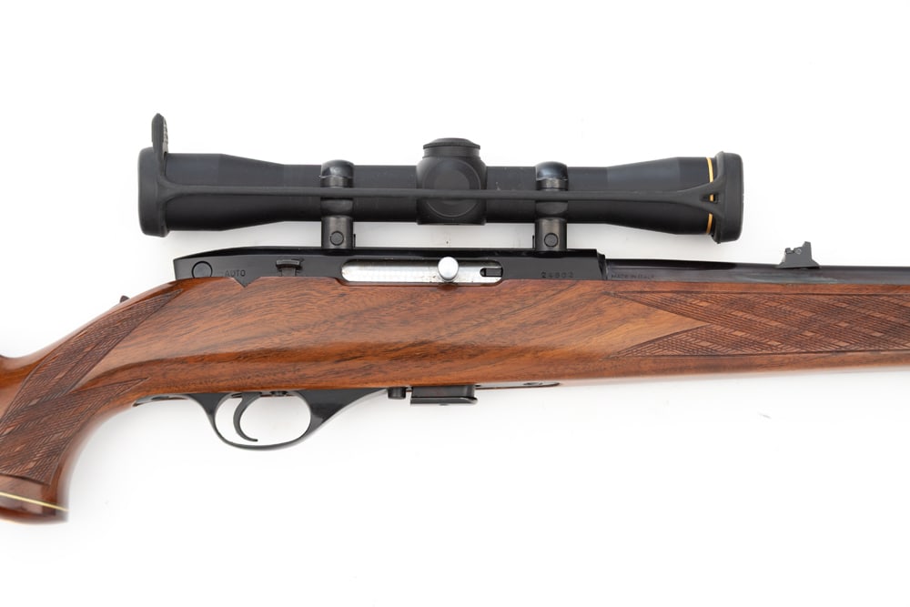 Weatherby Mark XXII, Semi-Auto Rifle, .22 L.R. caliber, SN 24902, nice Rifle with jeweled bolt, (1 of 4)