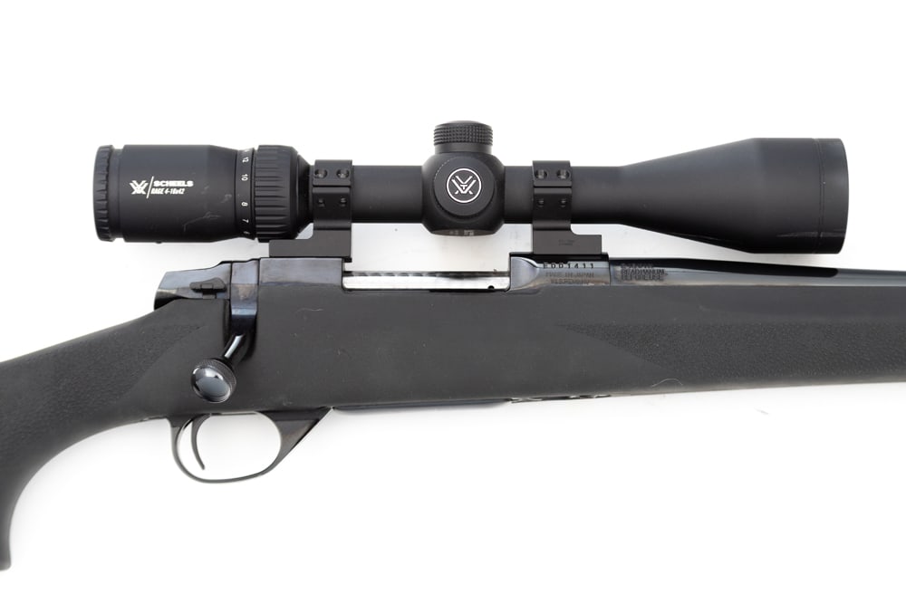 Webley & Scott, Empire Model, B/A Rifle, .243 Win caliber, SN E001411. Very clean rifle in like new (1 of 4)