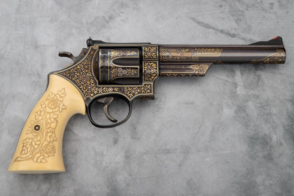 Outstanding Engraved Smith & Wesson 29-2 Revolver, SN N126727, .44 MAG caliber, 6 1/2" barrel, (1 of 5)