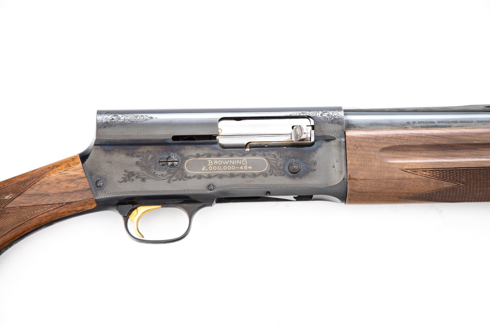 Belgium Browning, Model A-5, Two Millionth Commemorative, 12 ga., S/S Shotgun, SN 464. This as new (1 of 4)