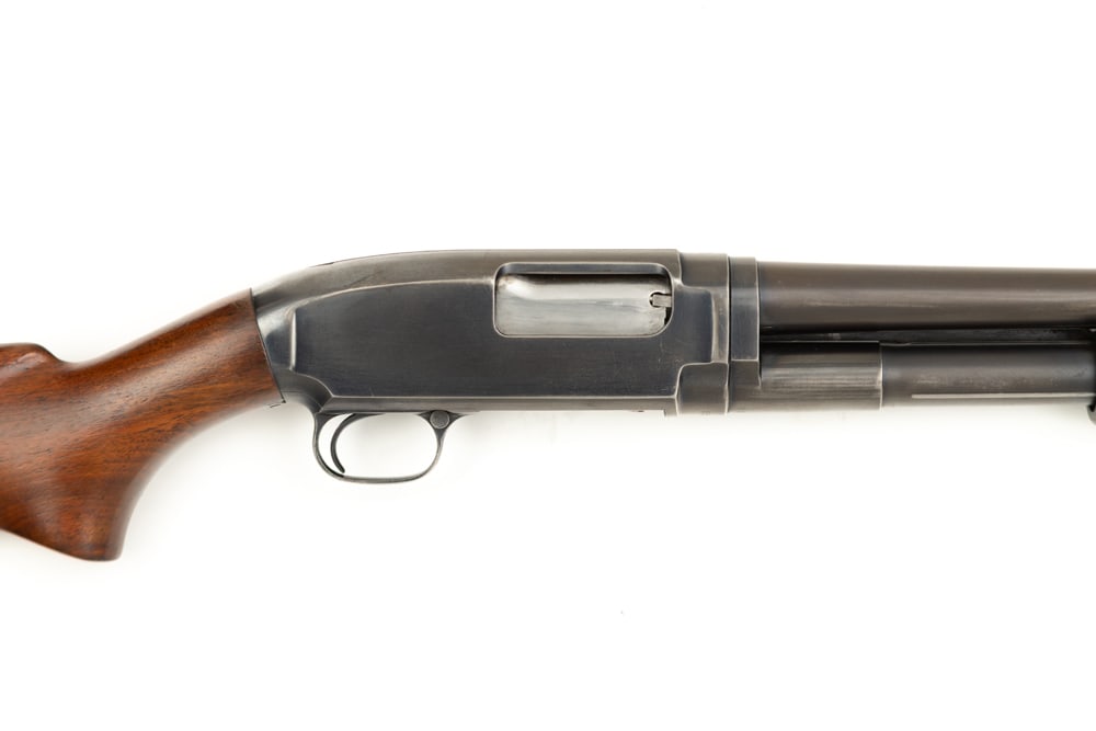 Winchester, Model 12, Slide Action Shotgun, 16 gauge, SN 885514, blue finish, 28" barrel, overall (1 of 4)