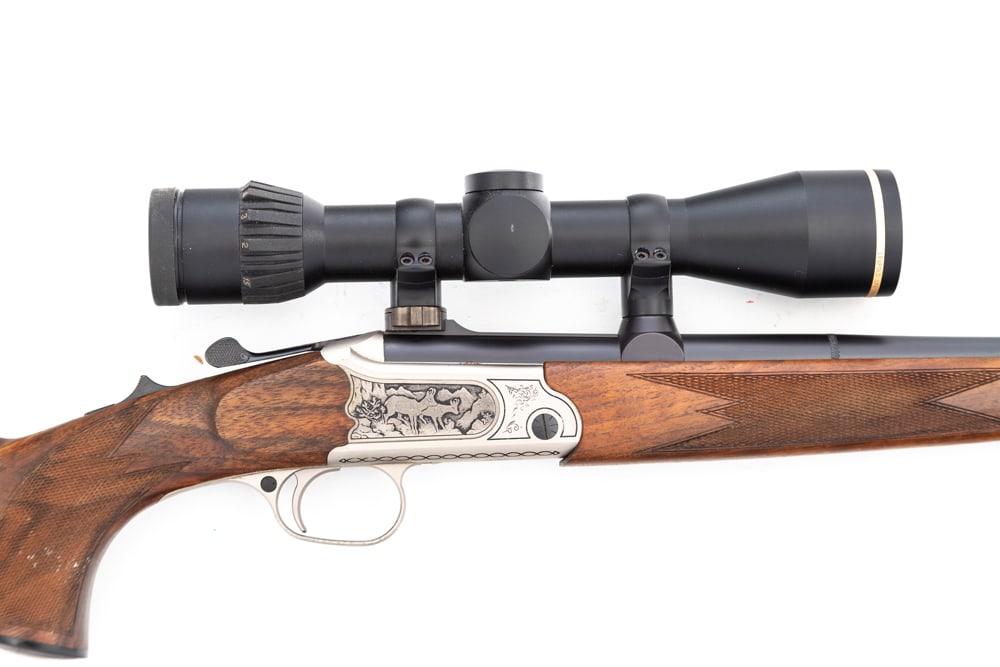 Fine Merkel, Model K 3, Single Shot Rifle, Break-Open Action, 300 Win Mag caliber, SN K066, blue (1 of 5)