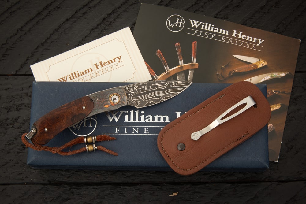 A William Henry Custom Knife. Serial # 59-0417 05/25. Date Completed: June 1, 2006. Limited Model (1 of 2)