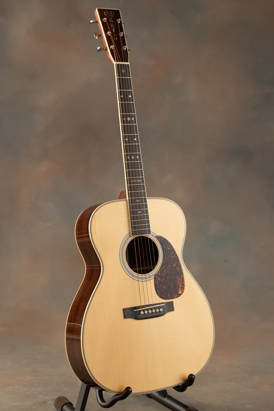 Custom C.F. Martin Guitar with Case 570C (M/0000 14 Fret/Cabernet). Serial Number 1295946, Model: (1 of 10)