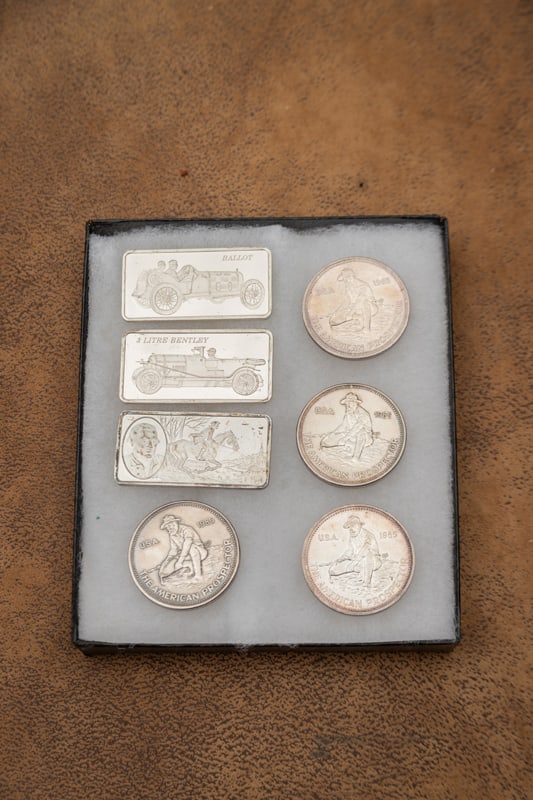 This lot consists of the following seven (7) Items of Sterling Silver: (1) Four 1985 Engelhard one (1 of 2)