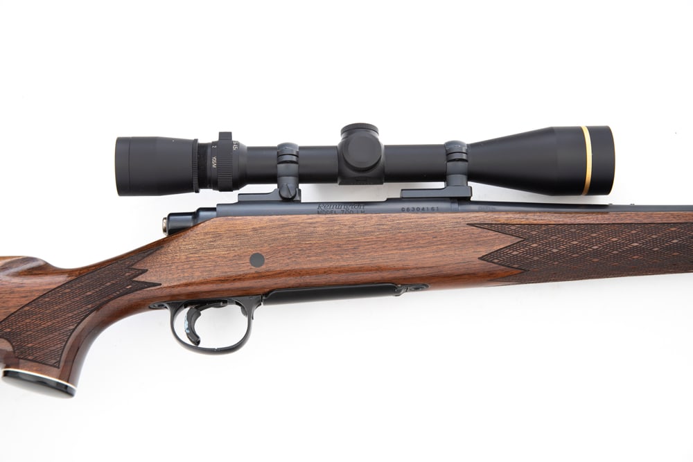 Remington, Model 700 LH, BA Rifle, .243 caliber, SN G6304161, excellent blue finish with jewel bolt, (1 of 4)