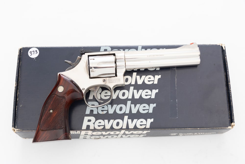 Smith & Wesson, Model 586, .357 Mag caliber Revolver, SN ADC0398, manufactured 1983 with 6" barrel. (1 of 2)