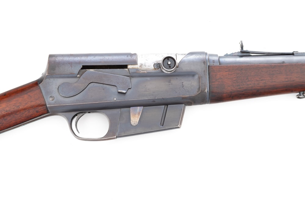 Remington, Model 8, S/A Rifle, .35 Rem caliber, SN 43774, with 22" barrel, manufactured 1906-1936. (1 of 3)